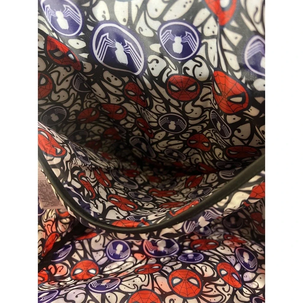 Marvel Spider-Man Kids Backpack 3D‎ Mask Face Red Black One Size Disney Store